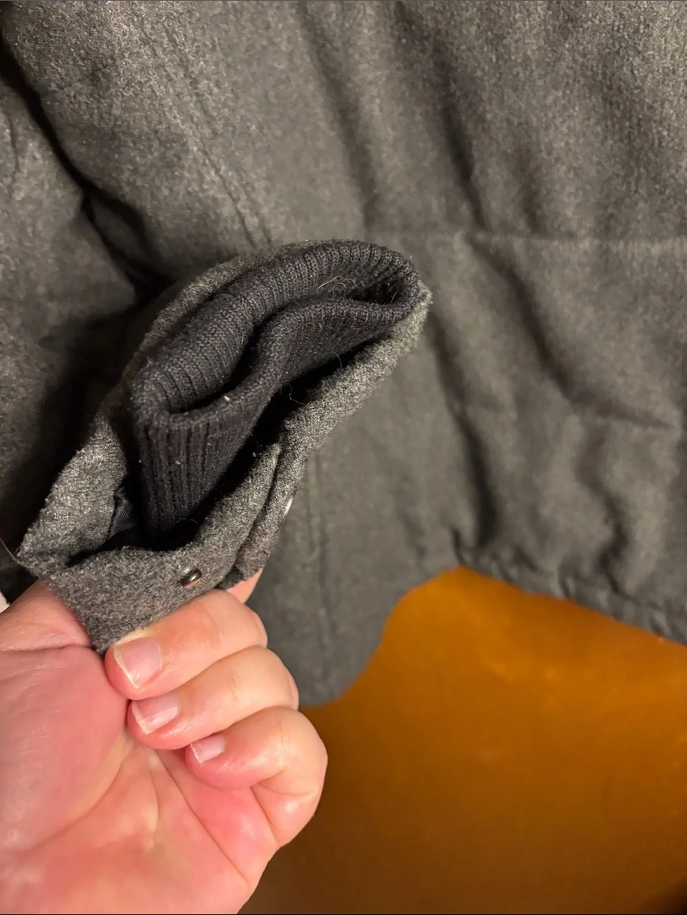 Apt. 9 Men's Dark Gray Quilted Puffer Jacket